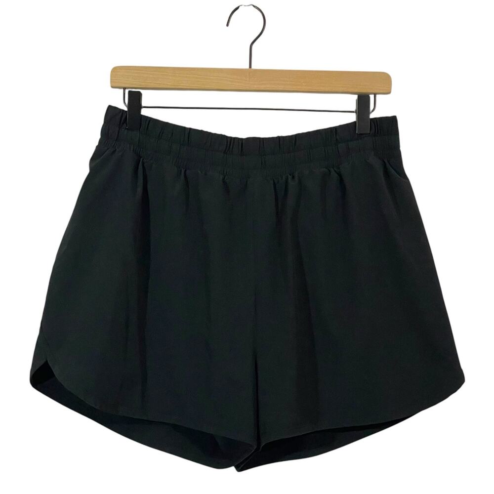 Beyond Yoga Stretch Woven In Stride Shorts - Black - Large